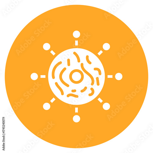 Viral Mutation icon vector image. Can be used for Infectious Diseases.
