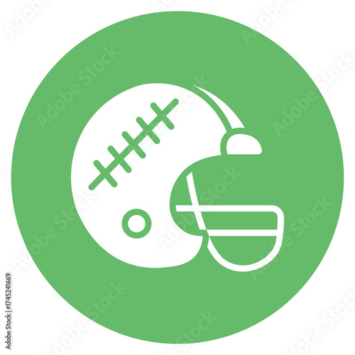 Rugby Helmet icon vector image. Can be used for Rugby.