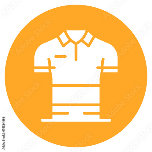 Rugby Uniform icon vector image. Can be used for Rugby.