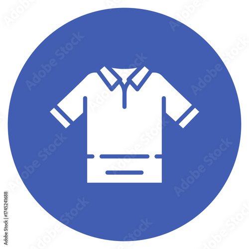 Rugby Shirt icon vector image. Can be used for Rugby.