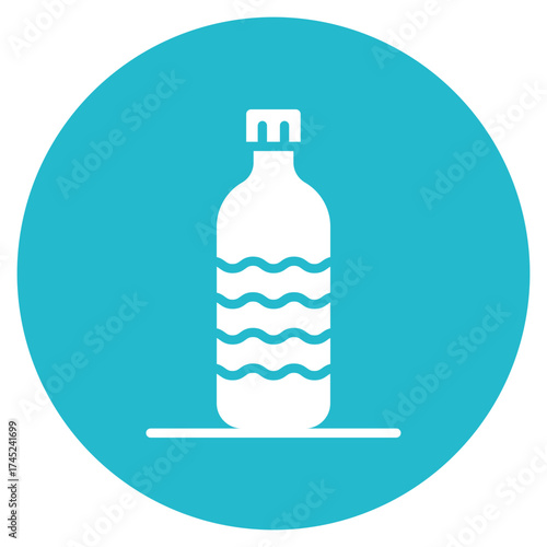 Water icon vector image. Can be used for Rugby.