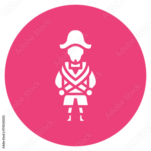 Pirate icon vector image. Can be used for Ocean.