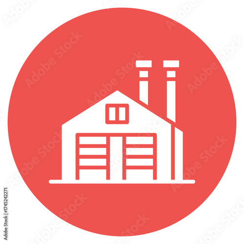 Warehouse icon vector image. Can be used for Warehouse.