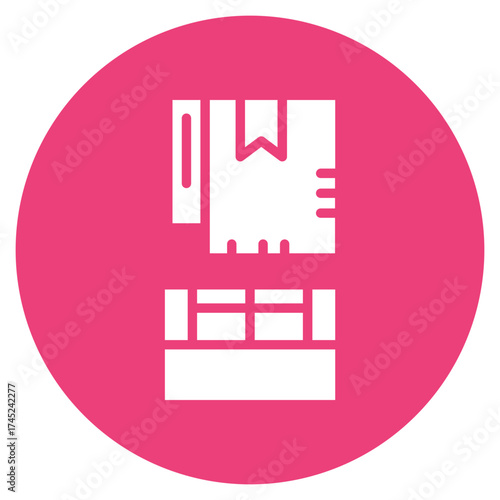 Pallet icon vector image. Can be used for Warehouse.