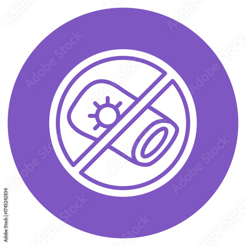 Antibacterial Fabric icon vector image. Can be used for Fabric Features.