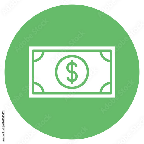 Cash icon vector image. Can be used for Supermarket.