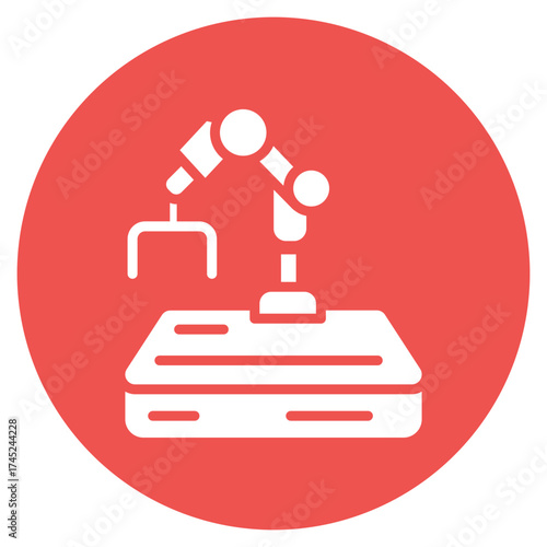 Automatic icon vector image. Can be used for Manufacturing.