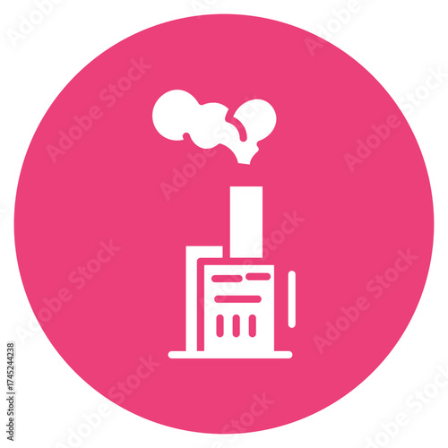 Biomass icon vector image. Can be used for Manufacturing.