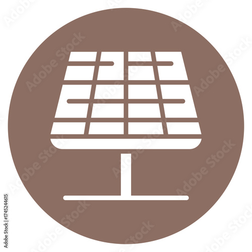 Solar panel icon vector image. Can be used for Manufacturing.