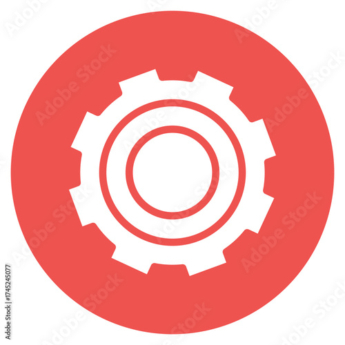 Setting icon vector image. Can be used for Battery and Power.