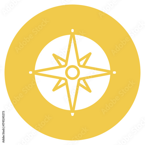 Compass icon vector image. Can be used for Shoemaker.