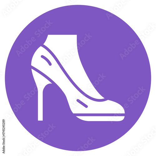 Heel icon vector image. Can be used for Shoemaker.