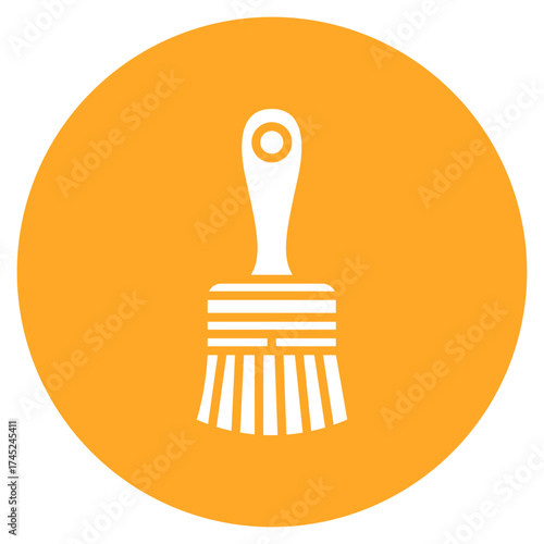 Polish Brush icon vector image. Can be used for Shoemaker.