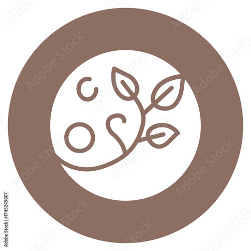 Tendril icon vector image. Can be used for Shoemaker.