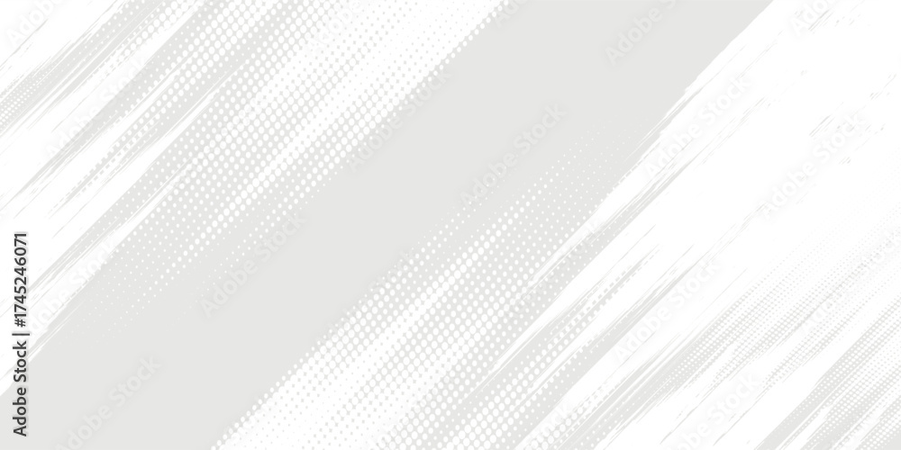 Fototapeta premium Halftone on white background. Pop Art Style Background with glitter vector dot texture or halftone glitter pattern.