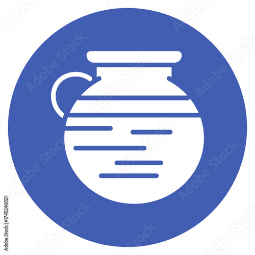 Pottery Ceramics icon vector image. Can be used for Art and Craft Supplies.