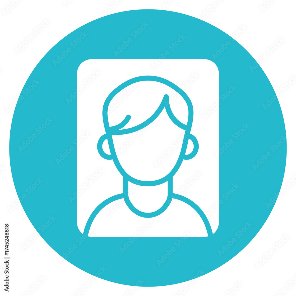 Obraz premium Face Id icon vector image. Can be used for Biometrics.