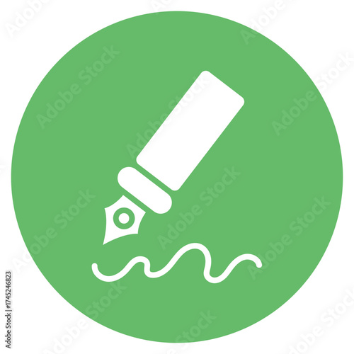 Hand Writing icon vector image. Can be used for Biometrics.