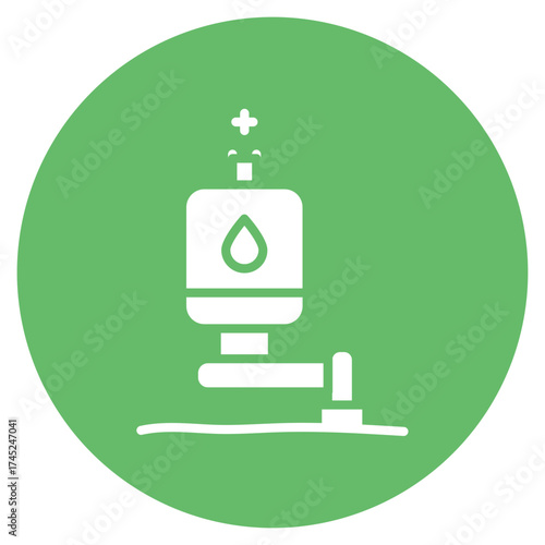 Smart Water Sensor icon vector image. Can be used for Biometrics.