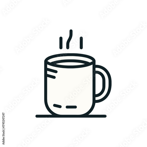 A steaming cup of coffee sits on a table, with a cozy atmosphere and soft lighting in the background