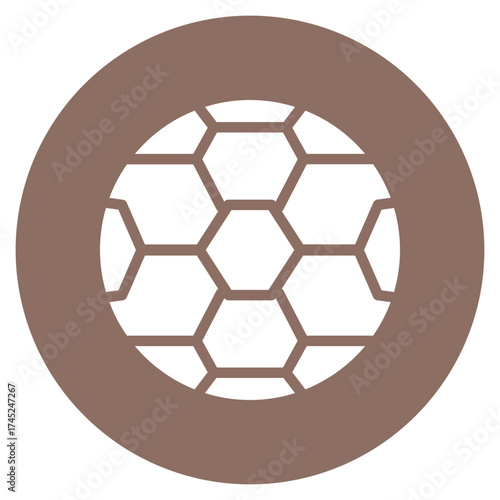 Football icon vector image. Can be used for Baby Shower.
