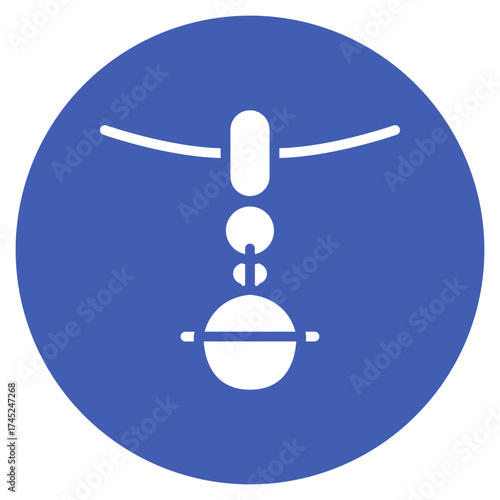Hanging Toy icon vector image. Can be used for Baby Shower.