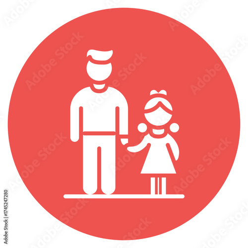 Parents icon vector image. Can be used for Baby Shower.