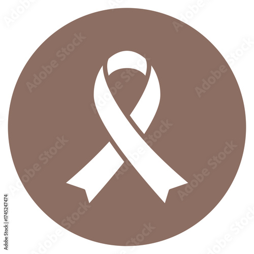 Ribbon icon vector image. Can be used for Baby Shower.