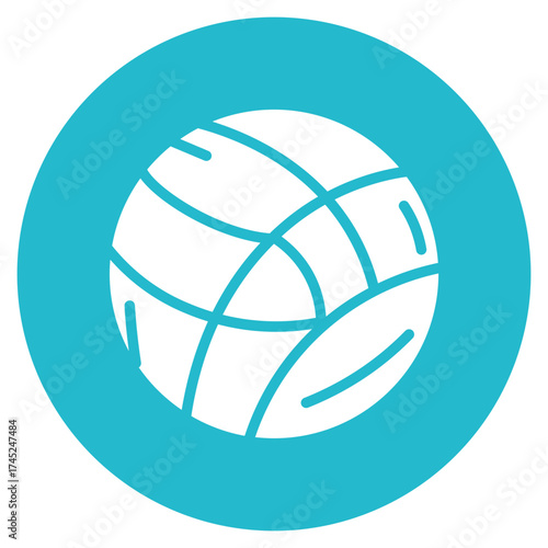 Ball icon vector image. Can be used for Bowling.