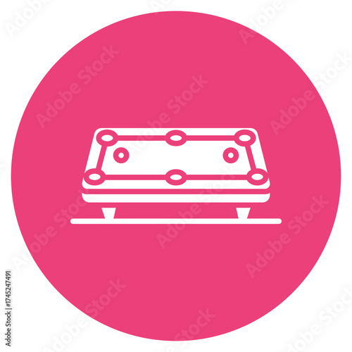Billiard Table icon vector image. Can be used for Bowling.
