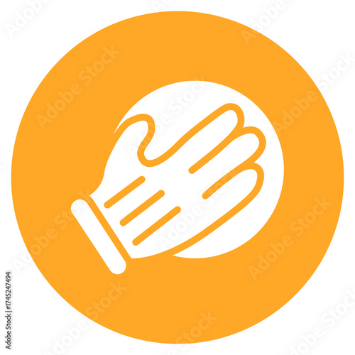 Bowling Glove icon vector image. Can be used for Bowling.