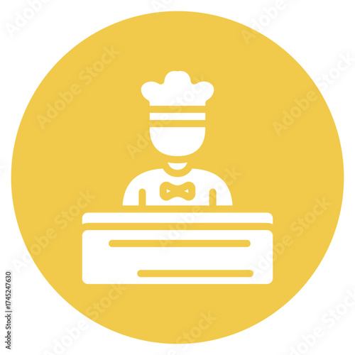 Custom Catering icon vector image. Can be used for Bowling.