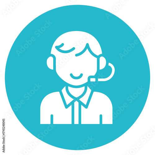 Assistant icon vector image. Can be used for Diversity.