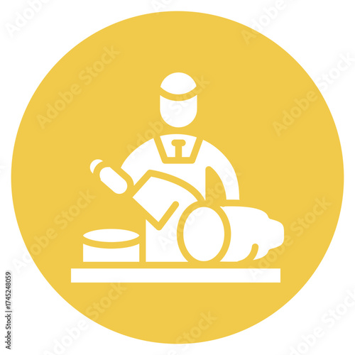 Butcher icon vector image. Can be used for Diversity.