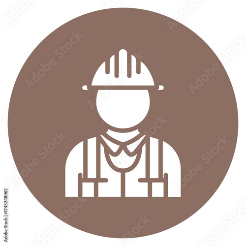 Civil Engineer icon vector image. Can be used for Diversity.