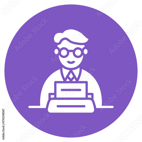Copywriter icon vector image. Can be used for Diversity.