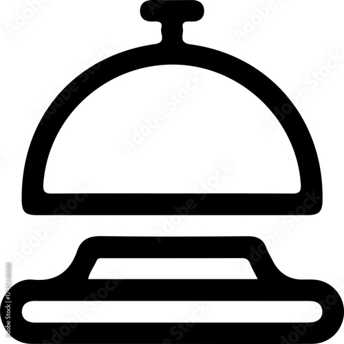 hotel bell icon vector design image