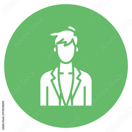 Fashion Model icon vector image. Can be used for Diversity.