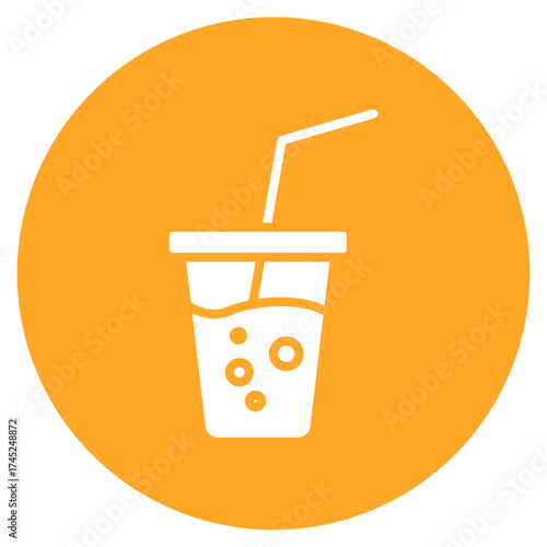 Soft Drink icon vector image. Can be used for Beach Resort.