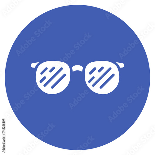 Sunglasses icon vector image. Can be used for Beach Resort.