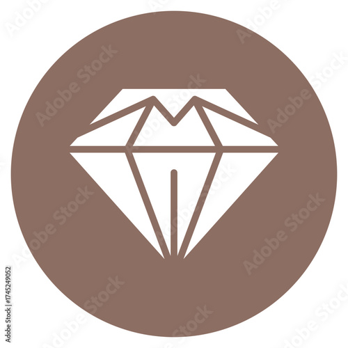 Diamond icon vector image. Can be used for Luxury.