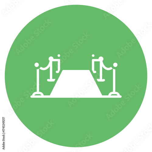 Red Carpet icon vector image. Can be used for Luxury.