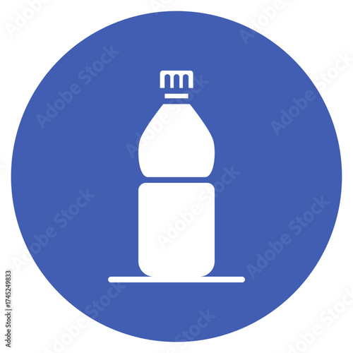 Water Bottle icon vector image. Can be used for Volleyball.