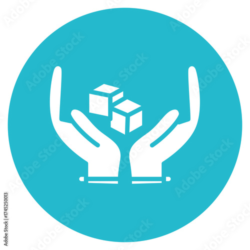 Compulsive Gambling icon vector image. Can be used for Casino.