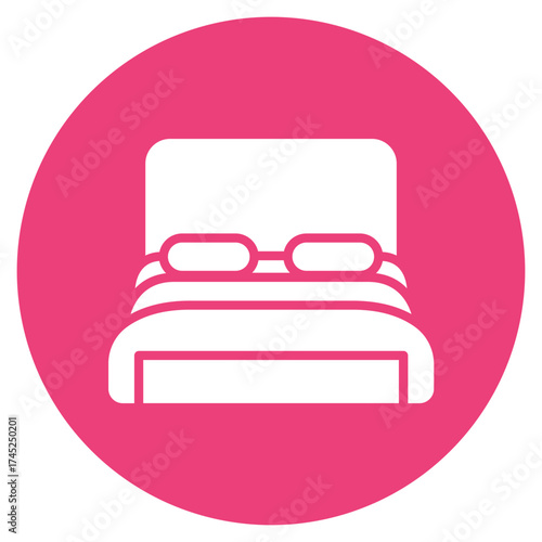 Free Hotel Room icon vector image. Can be used for Casino.