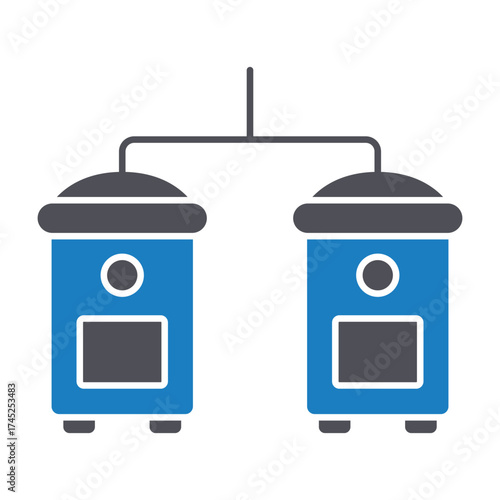 Building heater Vector icon which can easily modify or edit