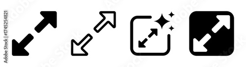 Two way arrow icon and symbol vector illustration on transparent PNG background, directional sign design for navigation apps, interface elements, motion graphics, and digital flow indicators