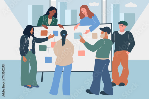 Diverse Team Creative Business Brainstorm