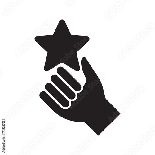 Clapping hands icon for applause appreciation praise success support recognition congratulations achievement celebration bravo thank you symbol design