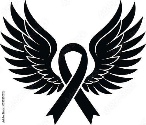 Ribbon with Wings